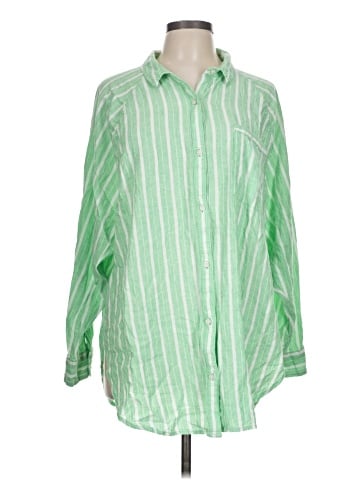 Aerie Long Sleeve Button-Down Shirt (view 1)