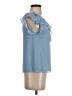 1.State 100% Polyester Solid Blue Sleeveless Blouse Size XS - photo 4