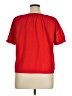 TeXTURE & THREAD Madewell Red Short Sleeve Blouse Size XL - photo 2
