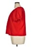 TeXTURE & THREAD Madewell Red Short Sleeve Blouse Size XL - photo 5