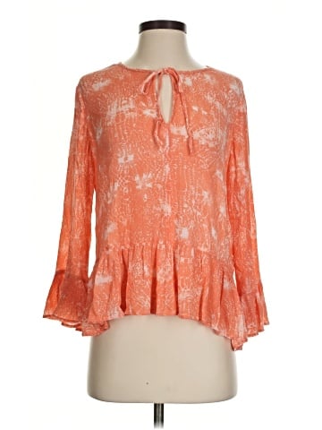 DKNY Jeans 3/4 Sleeve Blouse (view 1)