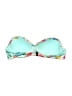 H&M Floral Teal Swimsuit Top Size S - photo 2