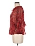 Zara Red 3/4 Sleeve Blouse Size M - photo 5