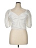 The Drop 100% Cotton White 3/4 Sleeve Blouse Size XL - photo 1