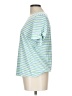 Talbots Stripes Blue Green Short Sleeve T-Shirt Size L - photo 5