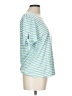 Talbots Stripes Blue Green Short Sleeve T-Shirt Size L - photo 4