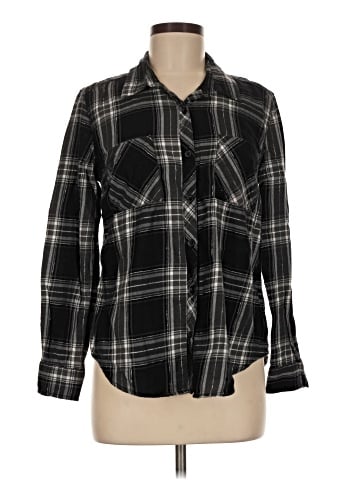 Faded Glory Long Sleeve Button-Down Shirt (view 1)