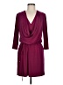 Boston Proper Solid Burgundy Cocktail Dress Size 8 - photo 1