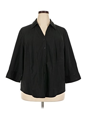 Style&Co 3/4 Sleeve Button-Down Shirt (view 1)