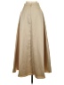ABS Allen Schwartz 100% Polyester Solid Tan Formal Skirt Size 4 - photo 2