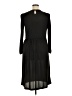 Assorted Brands Argyle Solid Black Casual Dress Size 14 - photo 2