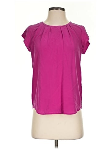 Joie Short Sleeve Silk Top (view 1)