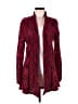NY Collection 100% Cotton Red Cardigan Size M - photo 1