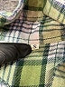 Unbranded Checkered-gingham Green Long Sleeve Button-Down Shirt Size S - photo 7