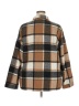 Unbranded 100% Polyester Plaid Brown Coat Size XXL - photo 2