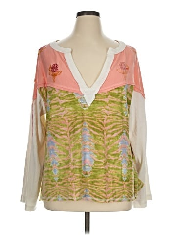 Free People 3/4 Sleeve Blouse (view 1)
