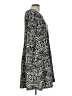 Angie Graphic Gray Casual Dress Size L - photo 4