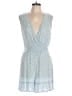 Rewind 100% Rayon Tweed Blue Romper Size L - photo 1
