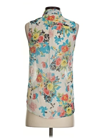 Papaya Sleeveless Blouse (view 2)