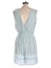 Rewind 100% Rayon Tweed Blue Romper Size L - photo 2