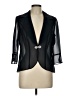 Le Bos 100% Polyester Black Blazer Size 10 - photo 1