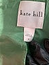Kate Hill 100% Polyester Green Raincoat Size 10 - photo 6
