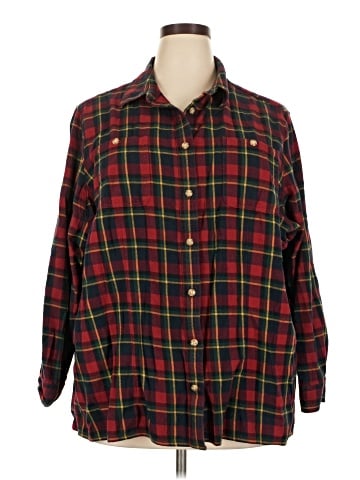 Duluth Trading Co. Long Sleeve Button-Down Shirt (view 1)