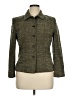 Style&Co 100% Acrylic Tweed Green Blazer Size 14 Petite - photo 1