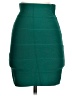 BCBGMAXAZRIA Solid Green Formal Skirt Size S - photo 1