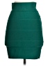 BCBGMAXAZRIA Solid Green Formal Skirt Size S - photo 2
