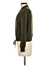 Divided by H&M 100% Polyester Green Track Jacket Size 6 - photo 5