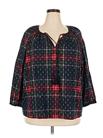 Style&Co 3/4 Sleeve Blouse (view 1)