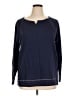 Weekends by Chico's Blue Pullover Sweater Size XL (3) - photo 1
