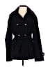 Gallery 100% Polyester Black Trenchcoat Size S - photo 1