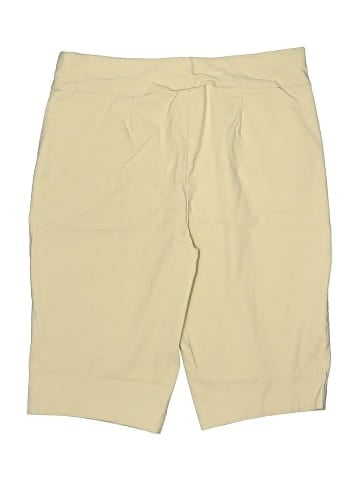 So Slimming by Chico's Khaki Shorts (view 2)
