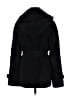 Gallery 100% Polyester Black Trenchcoat Size S - photo 2