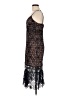 Aqua 100% Polyester Black Cocktail Dress Size M - photo 5