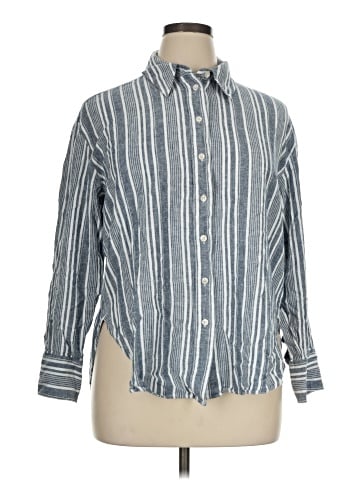Lane Bryant Long Sleeve Button-Down Shirt (view 1)