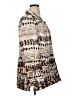 Chico's 100% Silk Print Ivory Silk Blazer Size XL - photo 4