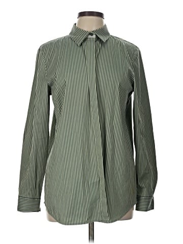 Lafayette 148 New York Long Sleeve Button-Down Shirt (view 1)