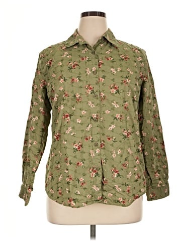 Lemon Grass Long Sleeve Blouse (view 1)