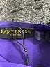 Ramy Brook 100% Polyester Metallic Purple Cocktail Dress Size 6 - photo 7