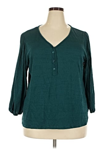 Max Studio 3/4 Sleeve Blouse (view 1)