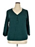 Max Studio Teal 3/4 Sleeve Blouse Size 2X - photo 1