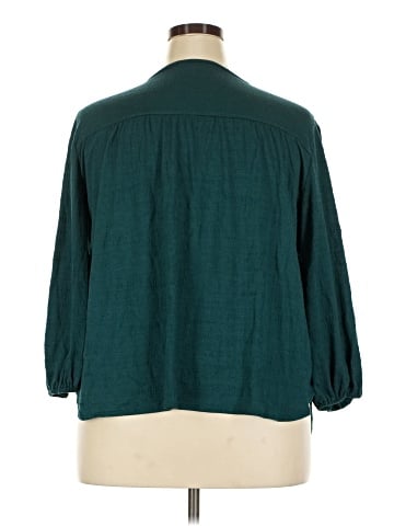 Max Studio 3/4 Sleeve Blouse (view 2)