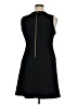 Sharagano Solid Black Cocktail Dress Size 14 Petite - photo 2