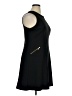 Sharagano Solid Black Cocktail Dress Size 14 Petite - photo 4
