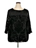 rsvp by TALBOTS Black 3/4 Sleeve Blouse Size 3X - photo 1