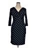 AB Studio Polka Dots Black Casual Dress Size XL - photo 1