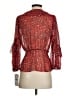 Zara 100% Polyester Red 3/4 Sleeve Blouse Size XS - photo 2